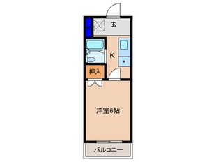 北川マイルーム88の物件間取画像